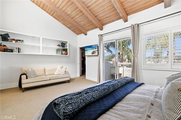 Bedroom, Interior, Wooden Beams, Wooden Ceilings