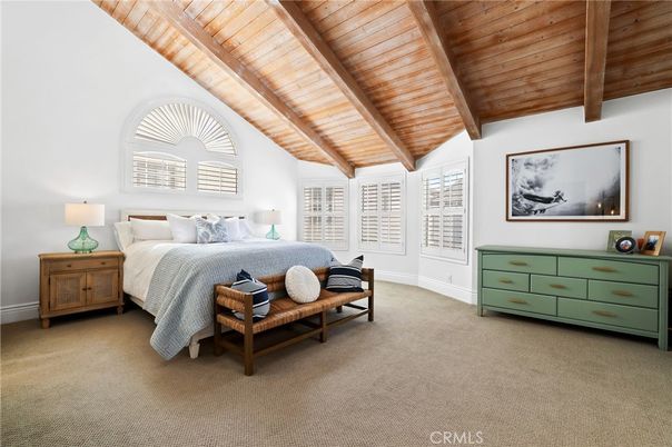 Bedroom, Interior, Wooden Beams, Wooden Ceilings