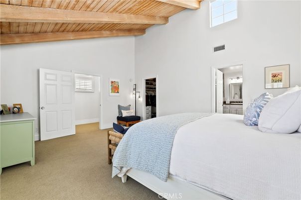 Bedroom, Interior, Wooden Beams, Wooden Ceilings
