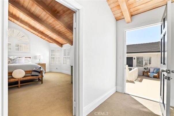 Bedroom, Interior, Wooden Beams, Wooden Ceilings
