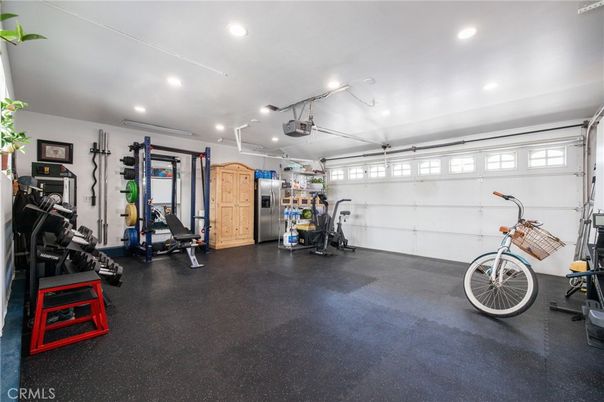 Fitness Equipment, Garage, Interior, Recessed Lighting