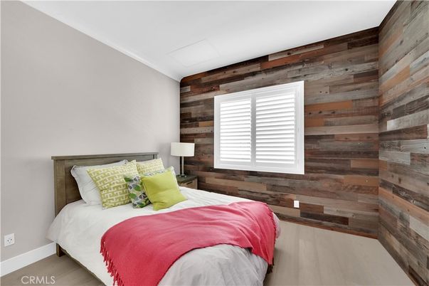 Bedroom, Interior, Wood Texture Flooring, Wooden Walls