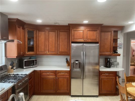 Interior, Kitchen, Recessed Lighting, Stainless Steel Appliances