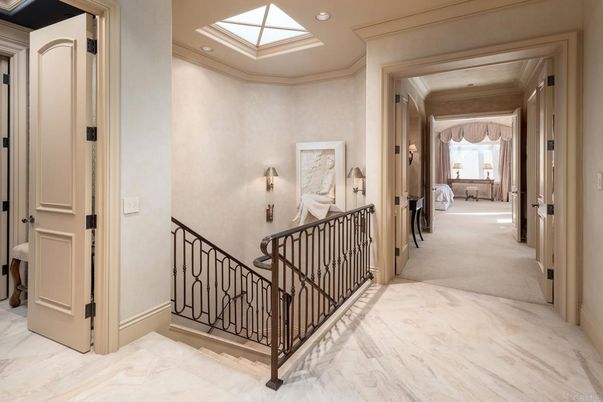 Interior, Marble, Recessed Lighting, Wood Texture Flooring