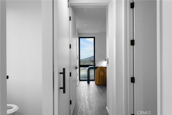 Bathroom, Interior, Recessed Lighting, Wood Texture Flooring