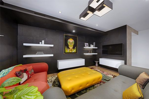 Interior, Living room, Recessed Lighting