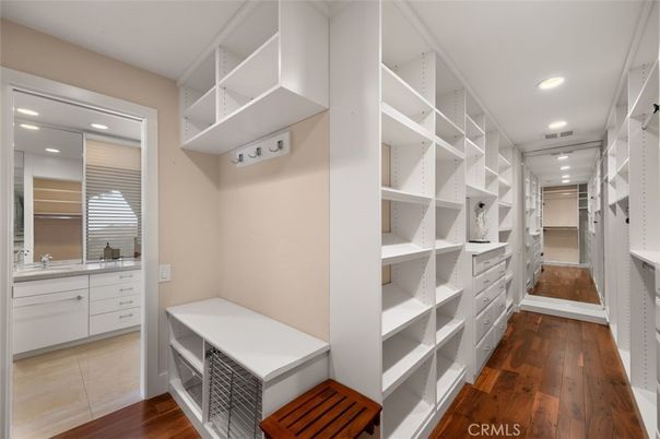 Interior, Recessed Lighting, Walk-in Closets, Wood Texture Flooring