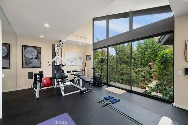 Fitness Equipment, Gym, Interior, Recessed Lighting