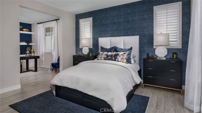 Bedroom, Interior, Wood Texture Flooring