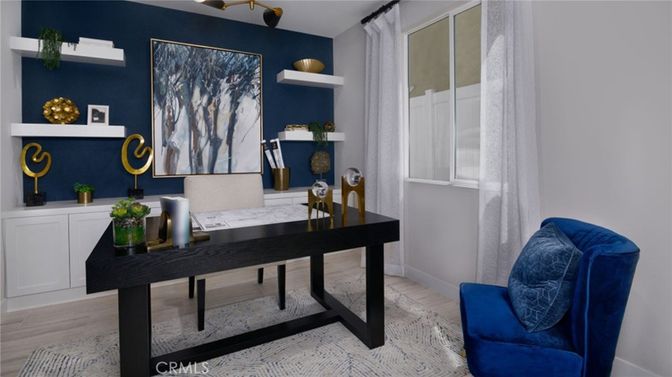 Home Office, Interior, Wood Texture Flooring