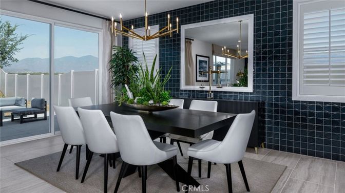 Dining room, Interior, Pendant Lights
