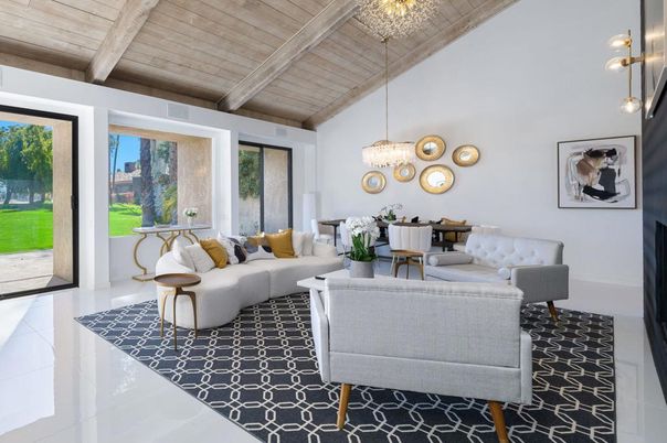 Dining room, Interior, Living room, Pendant Lights, Wooden Ceilings