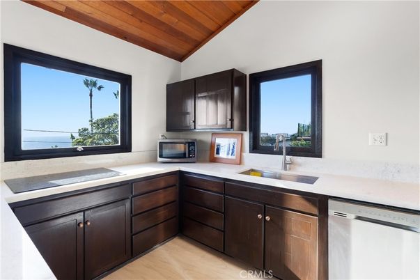 Interior, Kitchen, Stainless Steel Appliances, Wooden Ceilings, Wood Texture Flooring