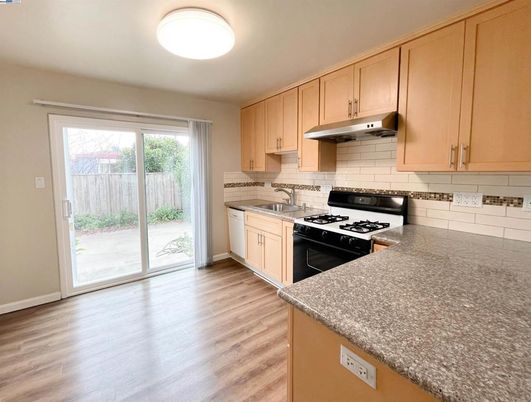 Interior, Kitchen, Wood Texture Flooring