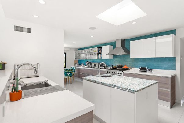 Interior, Kitchen, Recessed Lighting, Stainless Steel Appliances