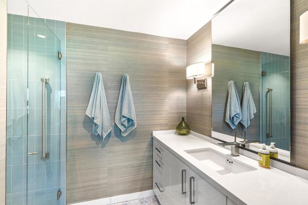 Bathroom, Glass Shower, Interior