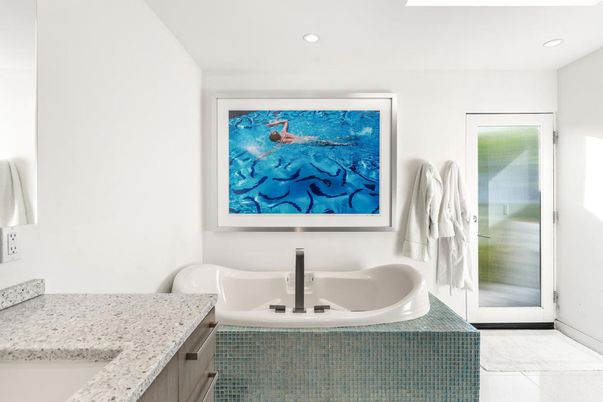 Bathroom, Interior, Recessed Lighting