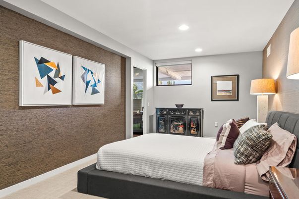 Bedroom, Interior, Recessed Lighting