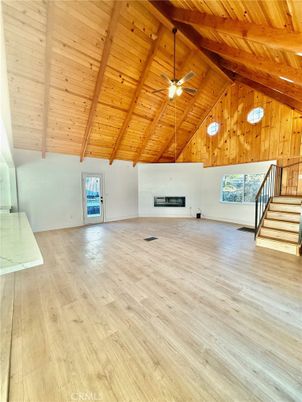 Empty room, Fireplace, Interior, Wooden Beams, Wooden Ceilings, Wood Texture Flooring, Wooden Walls