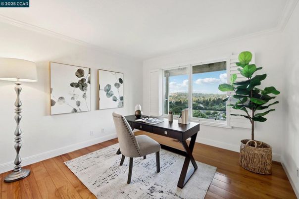 Home Office, Interior, Wood Texture Flooring