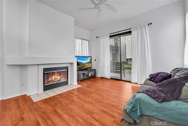 Fireplace, Interior, Wood Texture Flooring