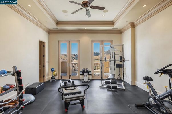 Fitness Equipment, Interior, Recessed Lighting
