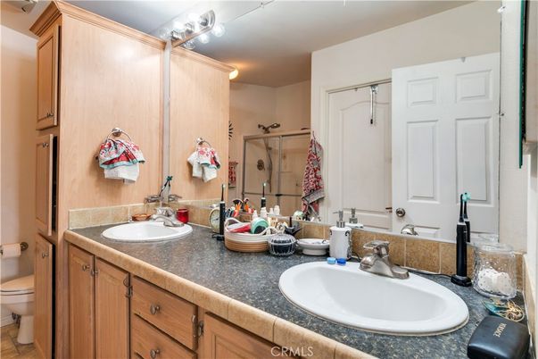 Bathroom, Dual Sink Vanities, Glass Shower, Interior