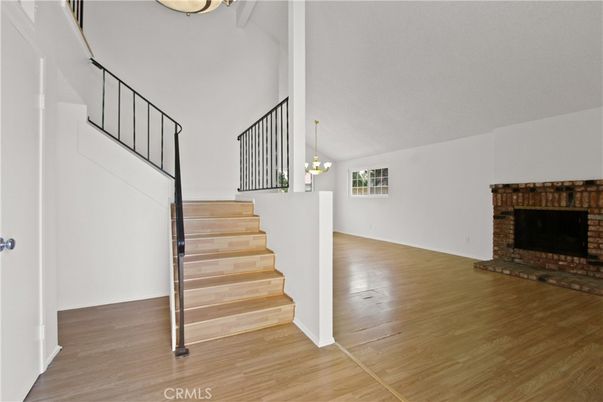 Chandelier, Fireplace, Interior, Wood Texture Flooring