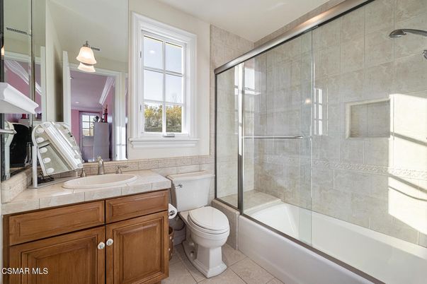 Bathroom, Glass Shower, Interior, Tile Countertops
