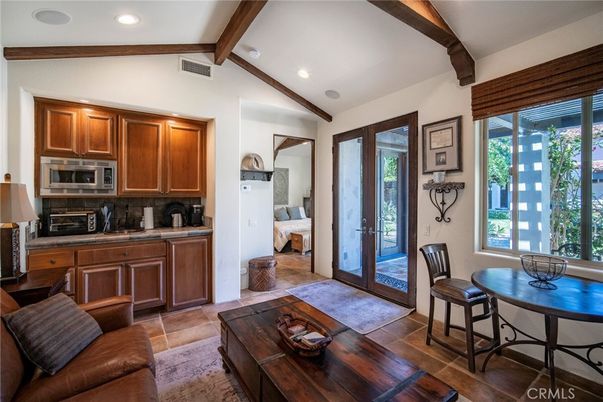 Bedroom, Interior, Kitchen, Recessed Lighting, Wooden Beams