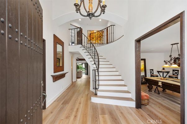 Chandelier, Interior, Pendant Lights, Piano, Wood Texture Flooring