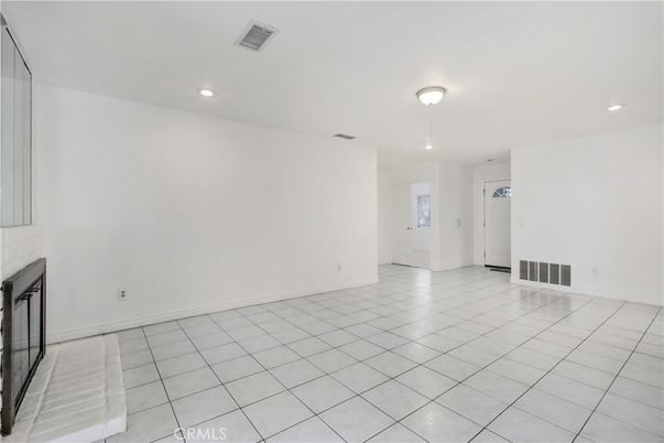 Empty room, Fireplace, Interior, Recessed Lighting