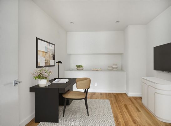 Home Office, Interior, Wood Texture Flooring