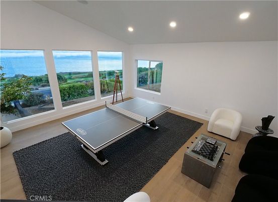 Game Room, Interior, Recessed Lighting, Wood Texture Flooring