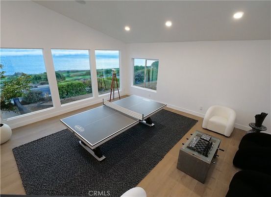 Game Room, Interior, Recessed Lighting, Water, Wood Texture Flooring