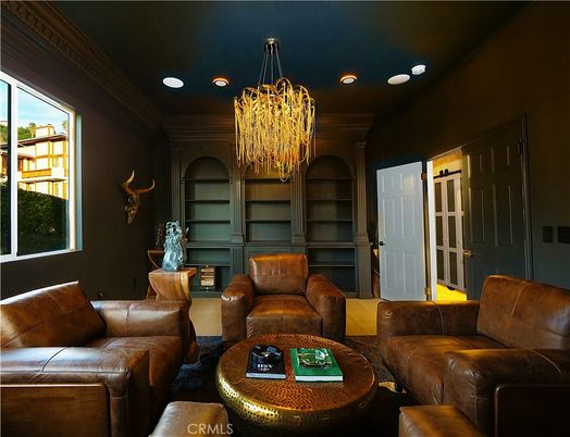 Chandelier, Interior, Living room, Recessed Lighting