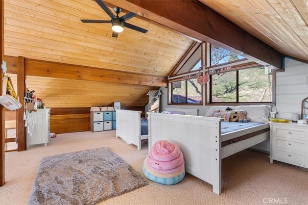 Bedroom, Interior, Wooden Beams, Wooden Ceilings, Wooden Walls