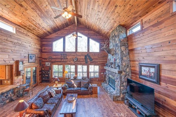 Fireplace, Interior, Living room, Wooden Beams, Wooden Ceilings, Wood Texture Flooring, Wooden Walls