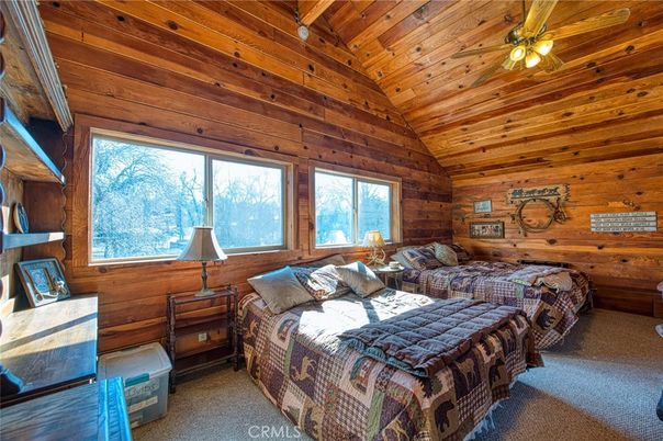 Bedroom, Interior, Wooden Beams, Wooden Ceilings, Wooden Walls