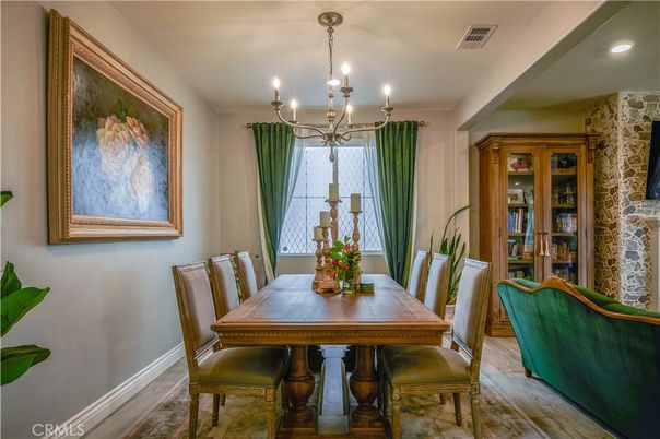 Chandelier, Dining room, Interior, Recessed Lighting