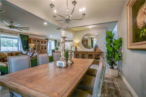 Chandelier, Dining room, Interior, Recessed Lighting
