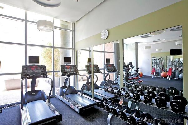 Fitness Equipment, Gym, Interior