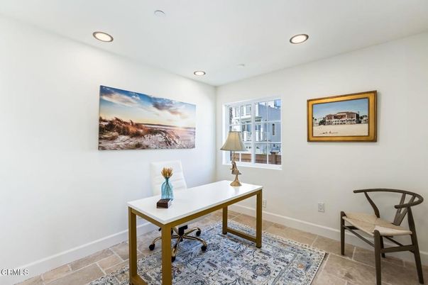 Home Office, Interior, Recessed Lighting