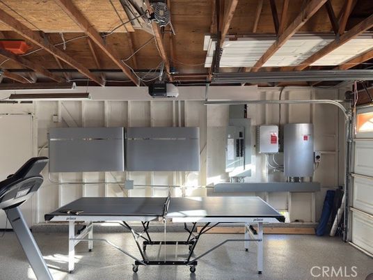 Game Room, Interior, Wooden Beams