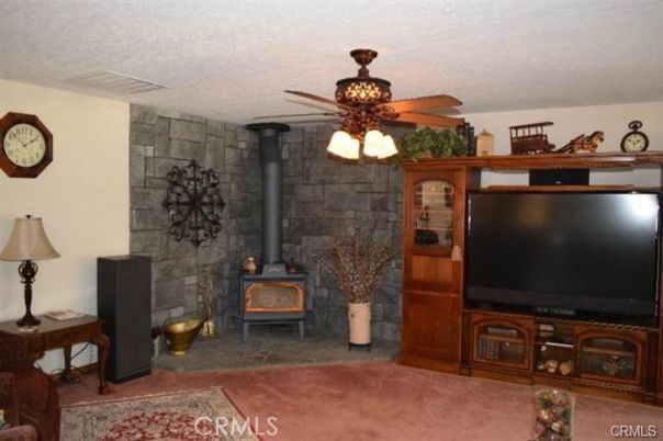 Fireplace, Interior, Stone Walls