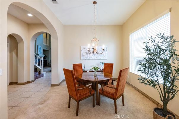 Chandelier, Dining room, Interior, Recessed Lighting