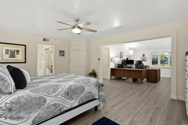 Bedroom, Home Office, Interior, Wood Texture Flooring
