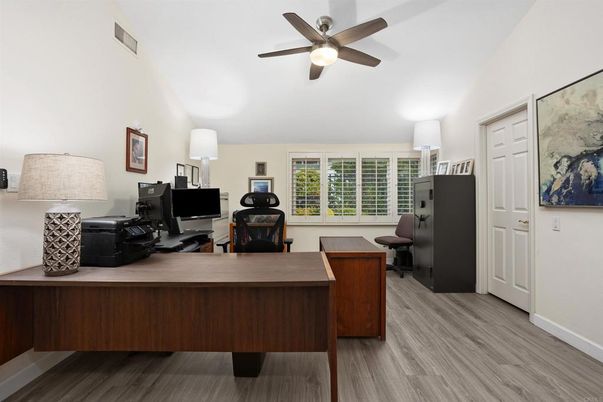 Home Office, Interior, Wood Texture Flooring