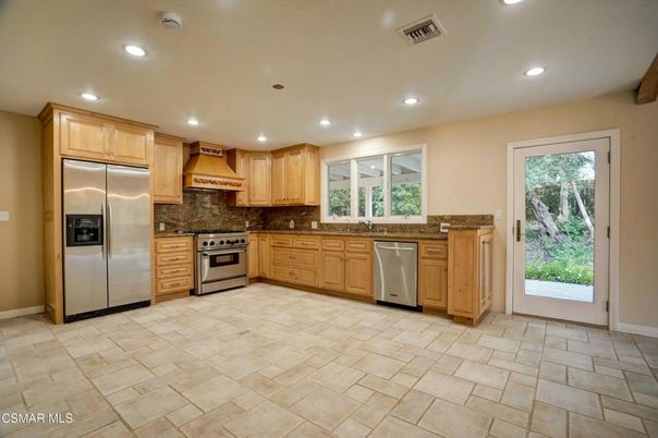 Interior, Kitchen, Recessed Lighting, Stainless Steel Appliances