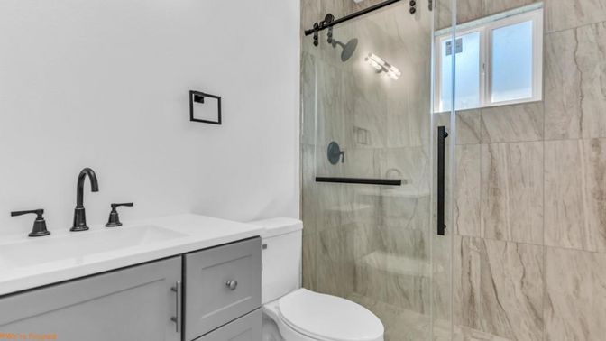 Bathroom, Glass Shower, Interior